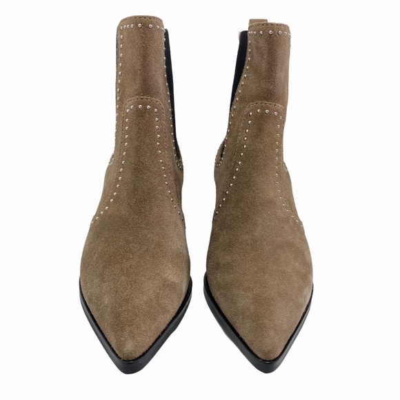 NWT Paige Willa Suede Studded Chelsea Boot 8.5 - Picture 8 of 9